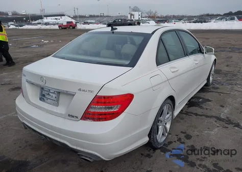 2012 Mercedes-Benz C 300 Luxury 4Matic/Sport 4Matic from USA, damaged, VIN WDDGF8BB9CR195693